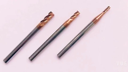 High Precision HRC58 4 Flutes Solid Carbide Square End Mill for Machine Tools